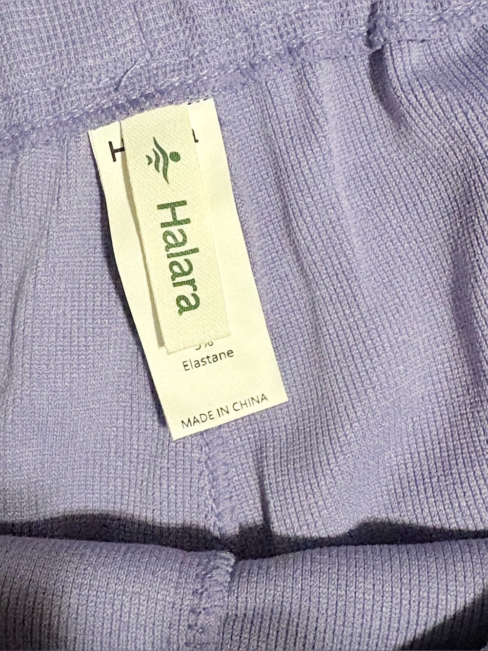 Halara Mellow Purple Flex™ High Waisted Pocket Wide Leg Waffle Work Pants - Picture 6 of 10